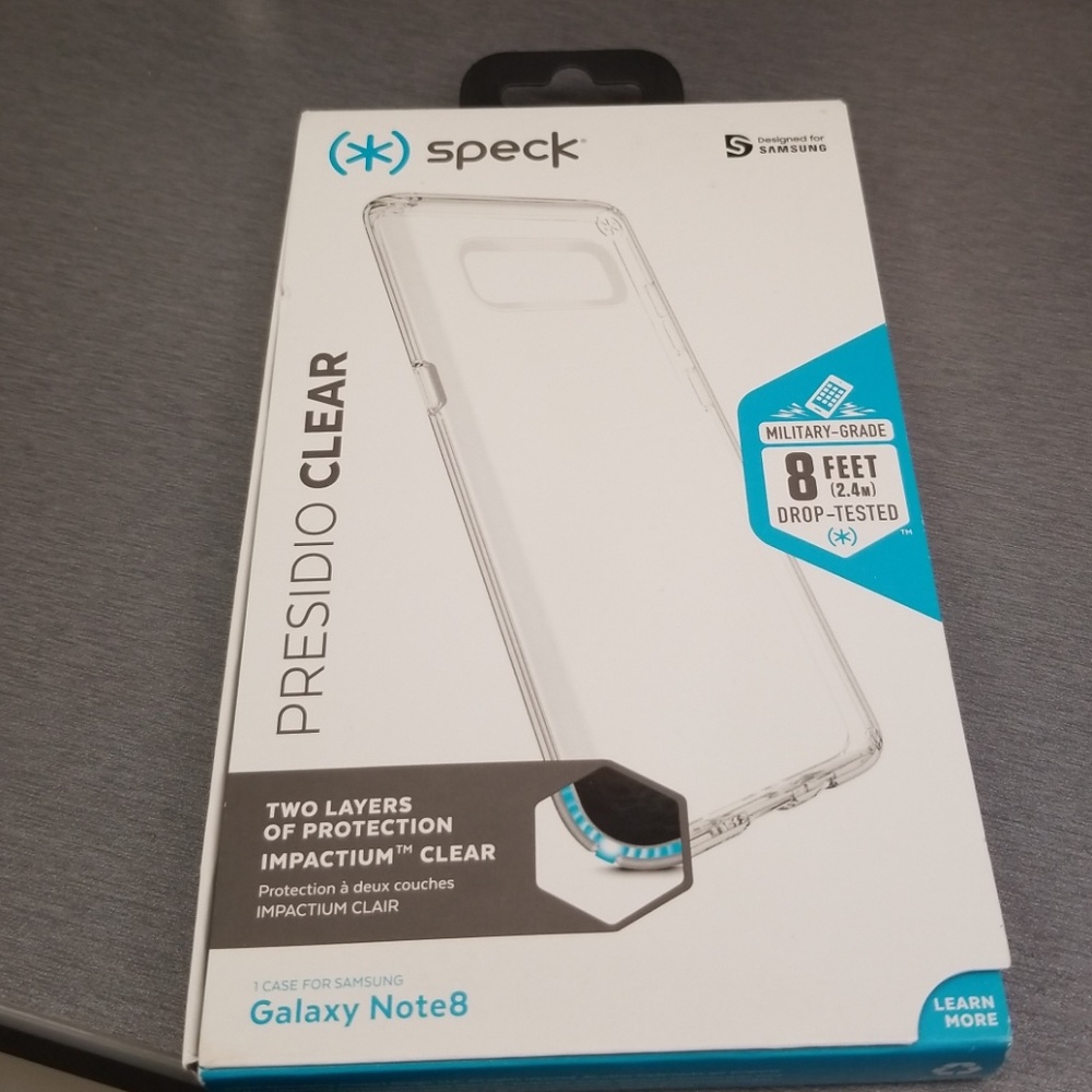 Note 8 Speck Case Clear